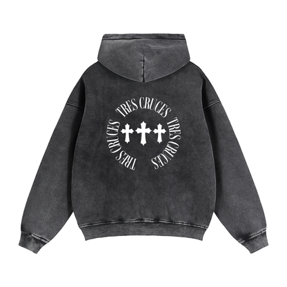 Tres Cruces Heavyweight Zip-Up Hoodie