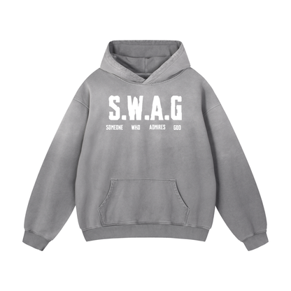 S.W.A.G Heavyweight Sunfade Oversized Hoodie