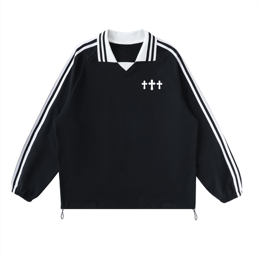 Tres Cruces Collared Sweatshirt