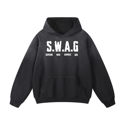 S.W.A.G Heavyweight Sunfade Oversized Hoodie
