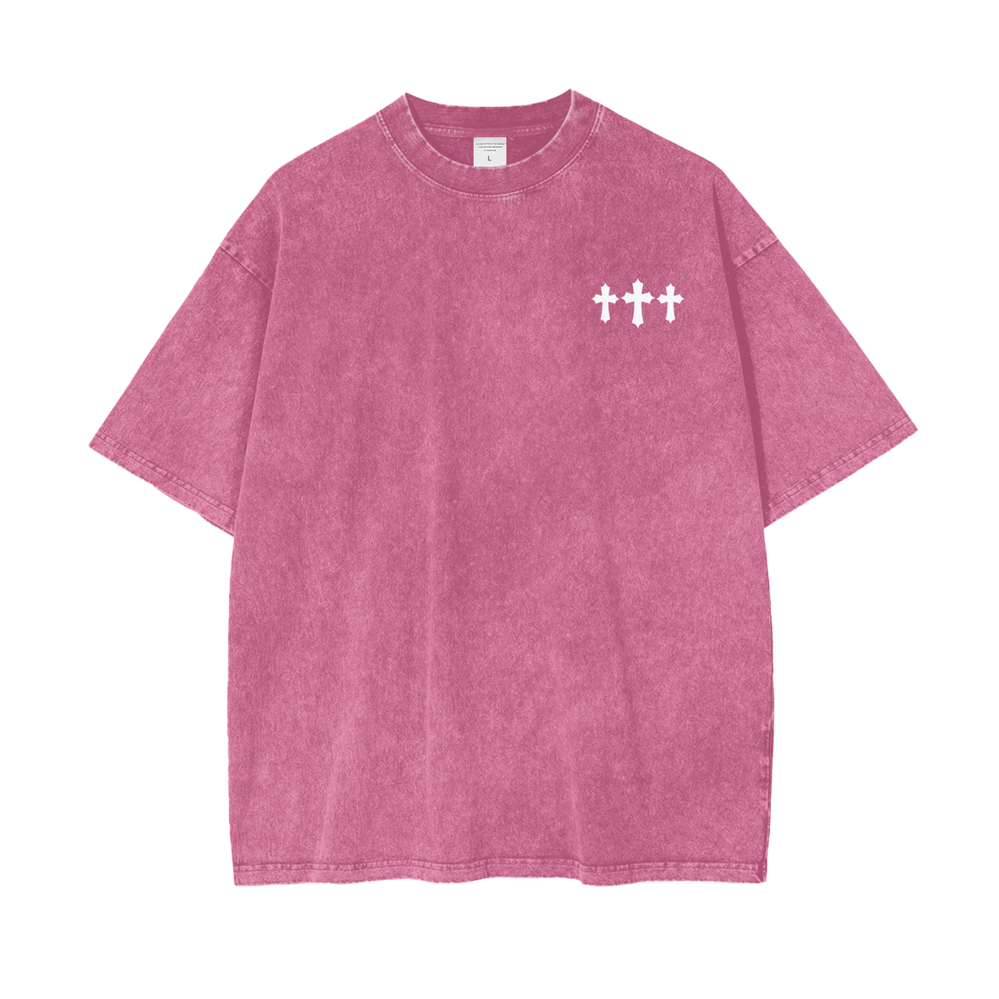 God Is All I Need Oversized Snow Washed Tee