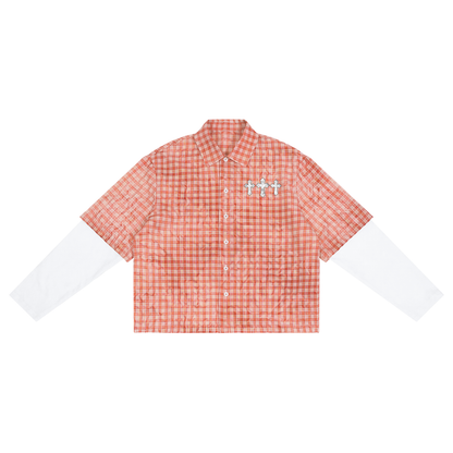 God Is All I Need Vintage Plaid Sleeved Shirt