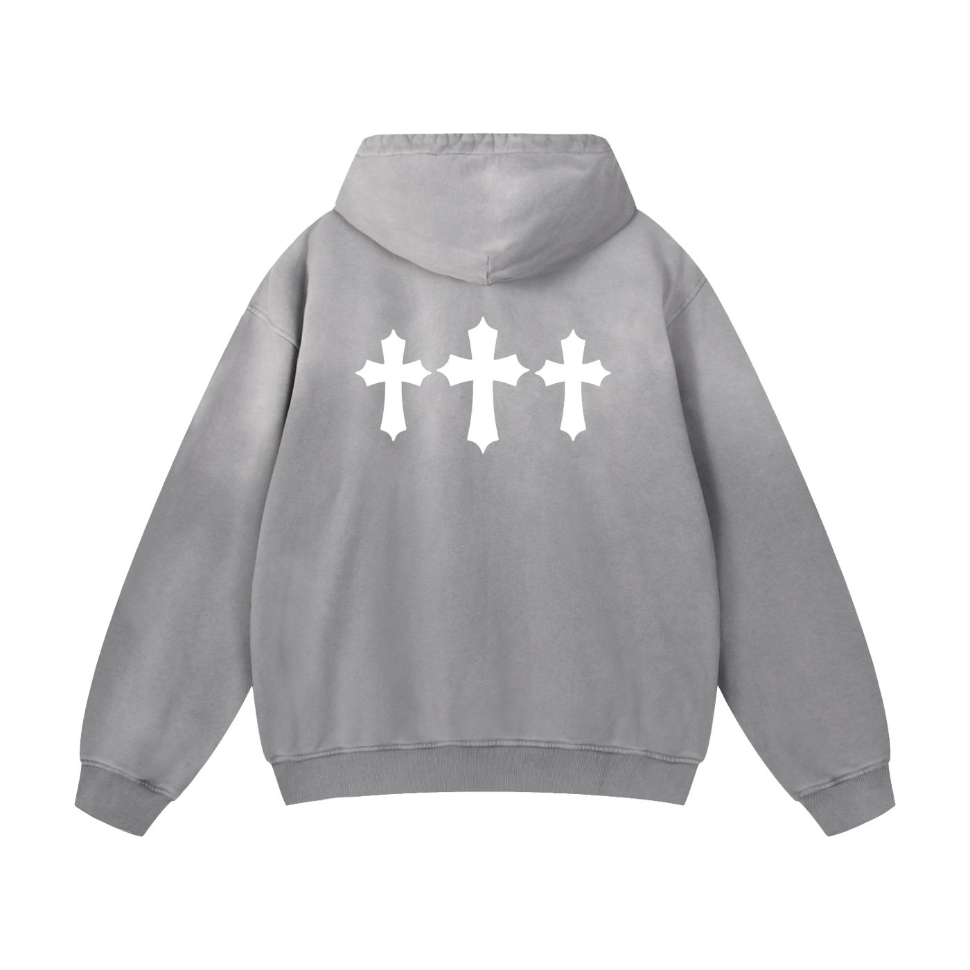 Tres Cruces Heavyweight Sunfade Oversized Hoodie