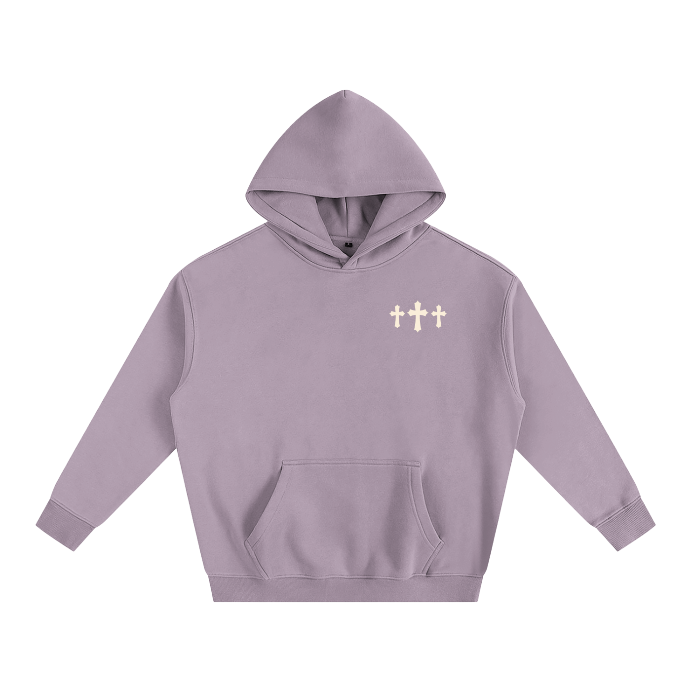 Faithful Oversized Cotton Fleeced Hoodie