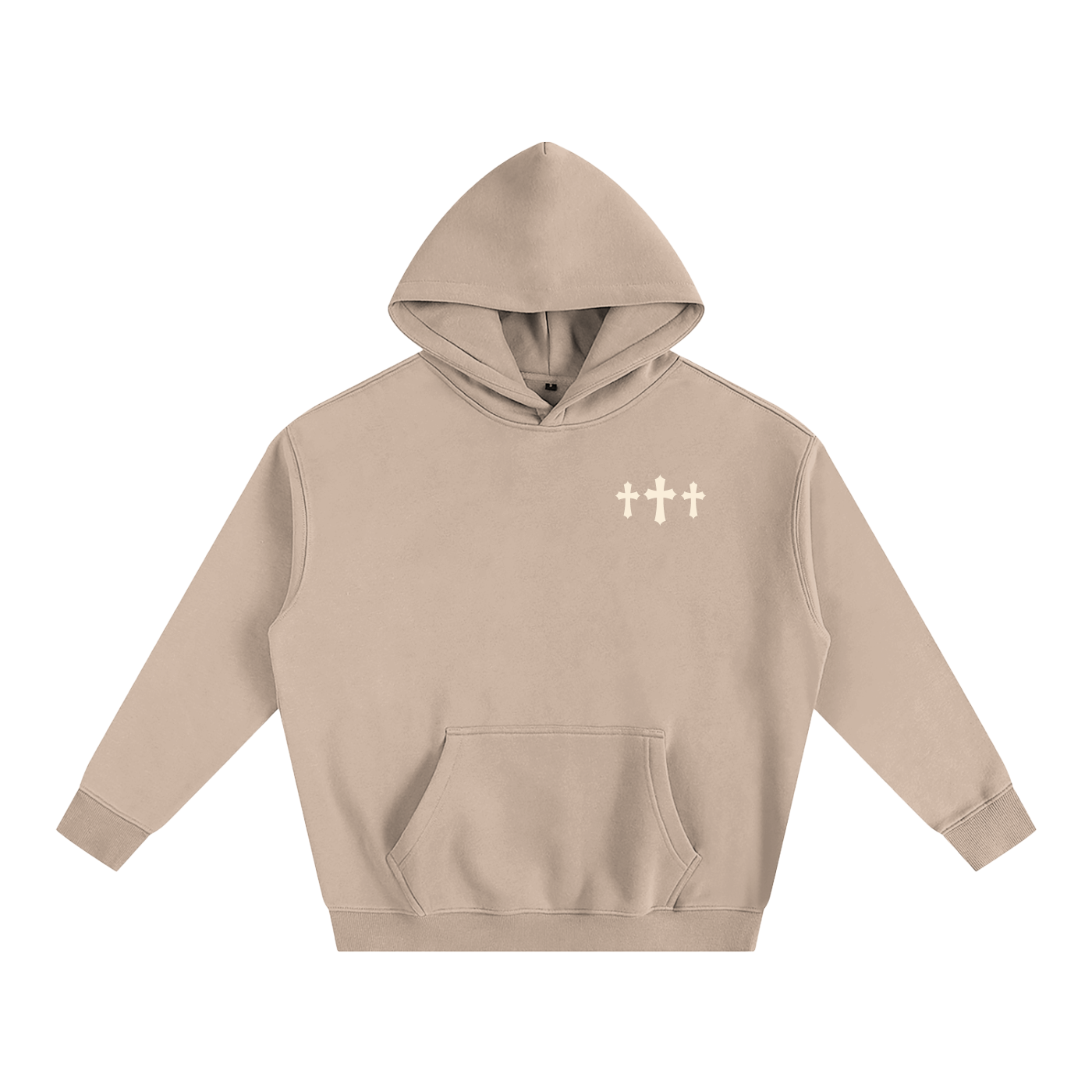 Faithful Oversized Cotton Fleeced Hoodie