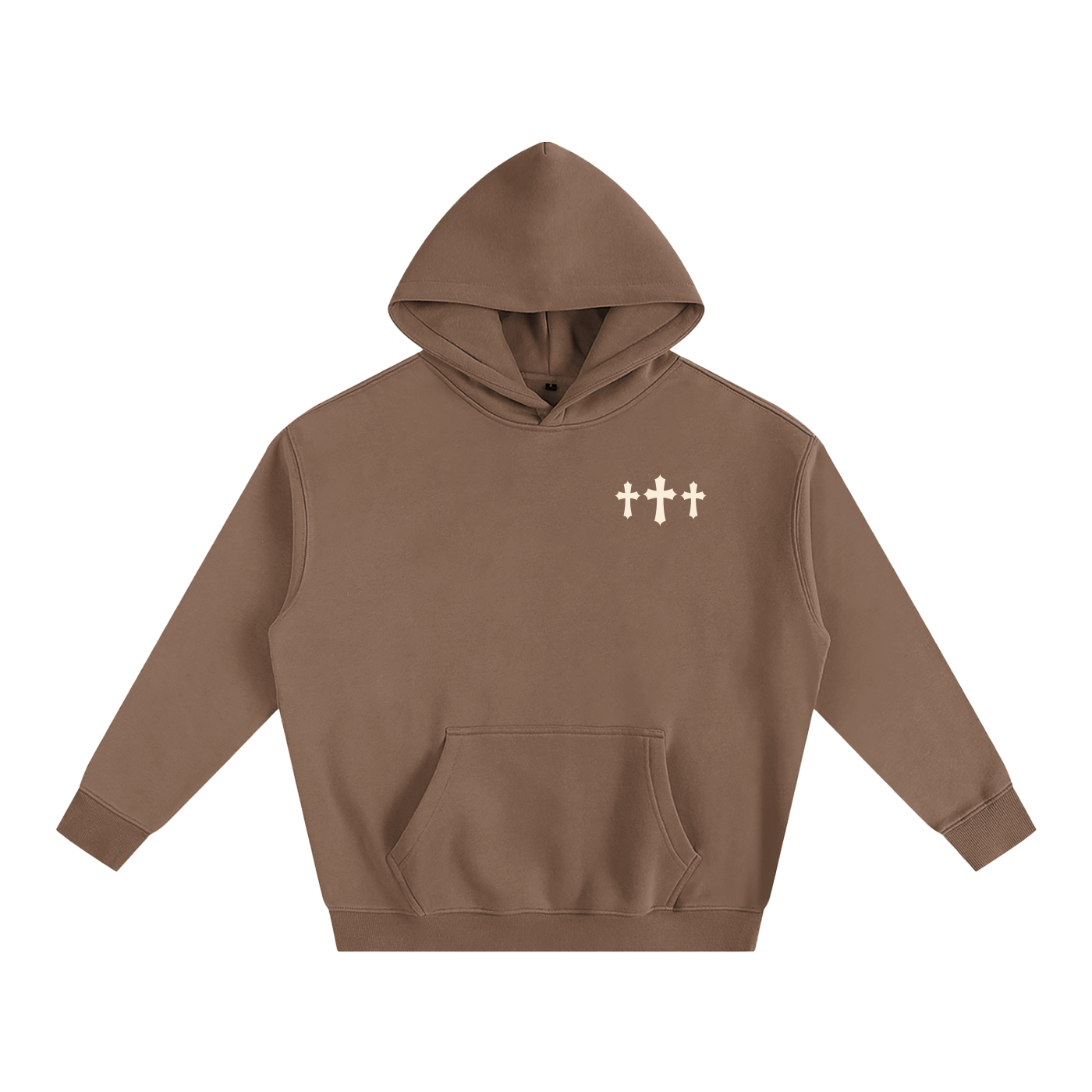 Faithful Oversized Cotton Fleeced Hoodie
