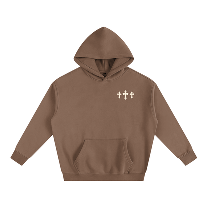 Faithful Oversized Cotton Fleeced Hoodie