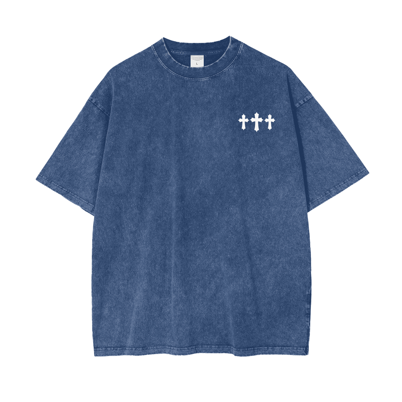 God Is All I Need Oversized Snow Washed Tee