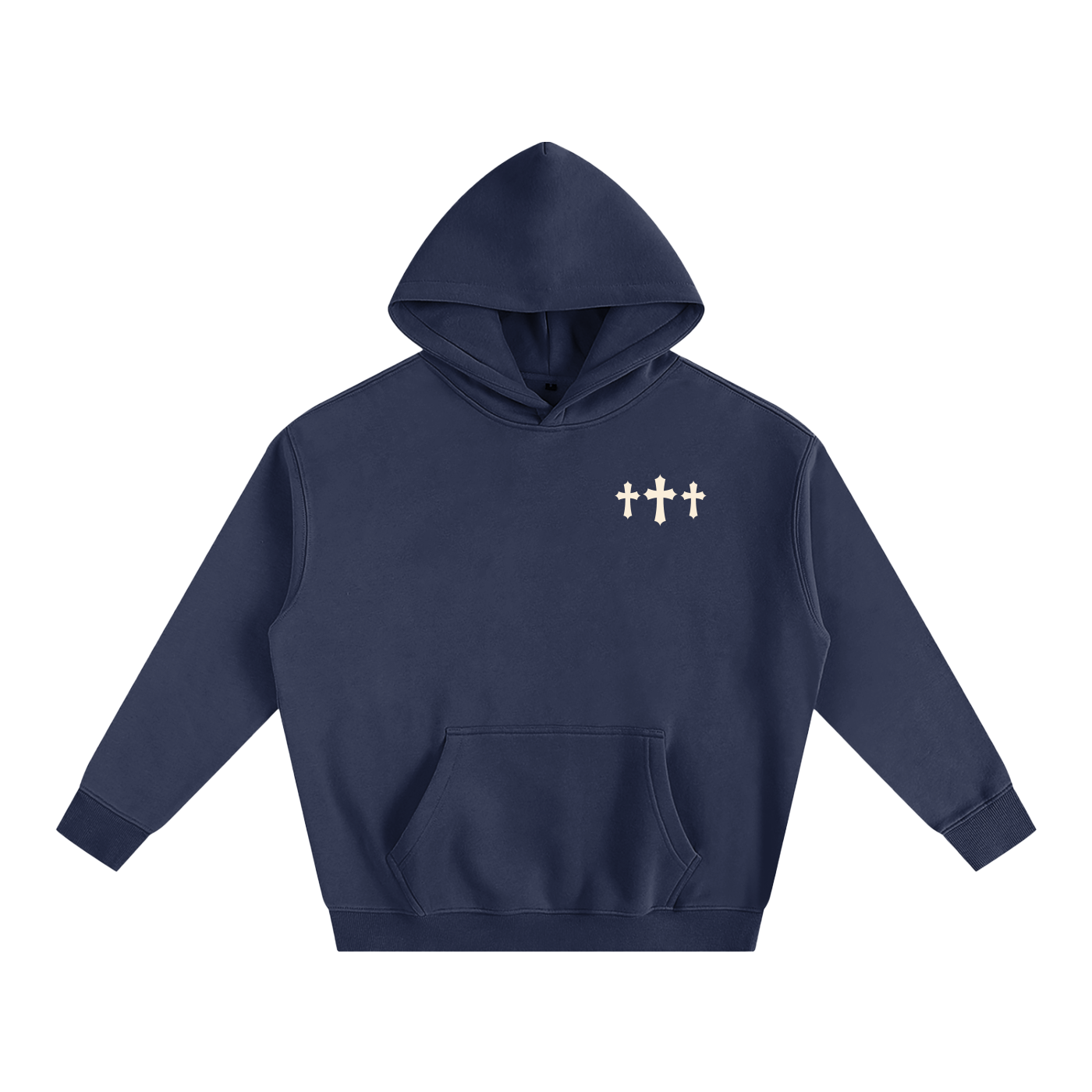 Faithful Oversized Cotton Fleeced Hoodie